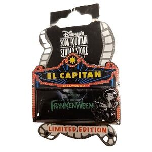 Disney Pin Frankenweenie Marquee Victor and Sparky Tim Burton DSF LE 500 92221